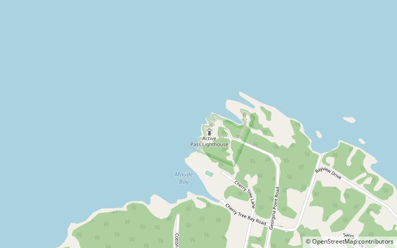 georgina point mayne island location map