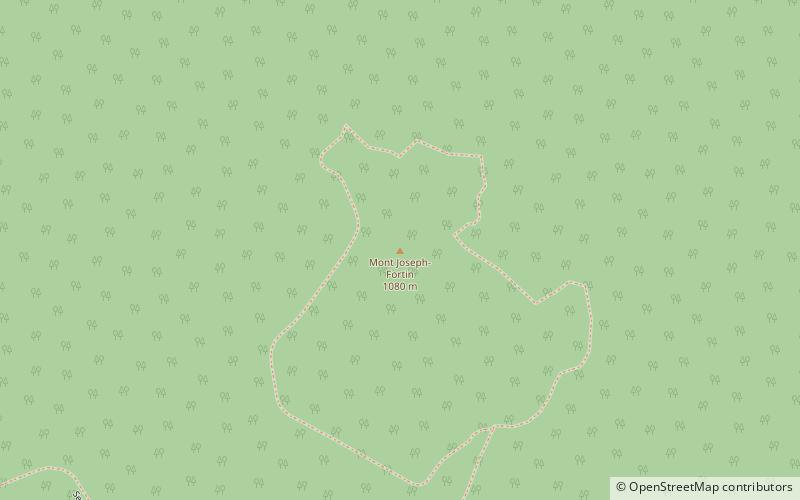 mount joseph fortin parc national de la gaspesie location map
