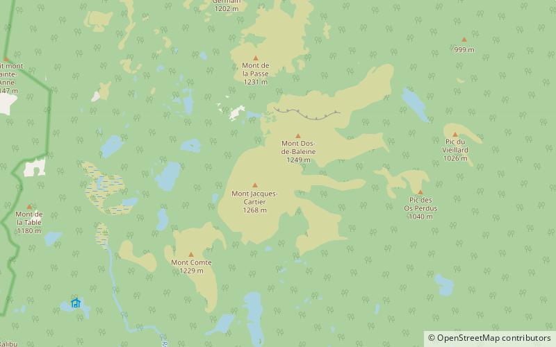 Mount Jacques-Cartier location map