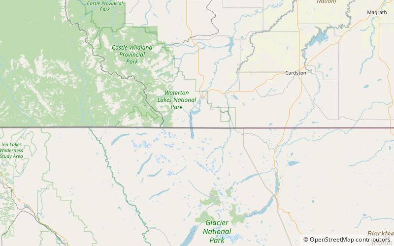 Mount Boswell location map