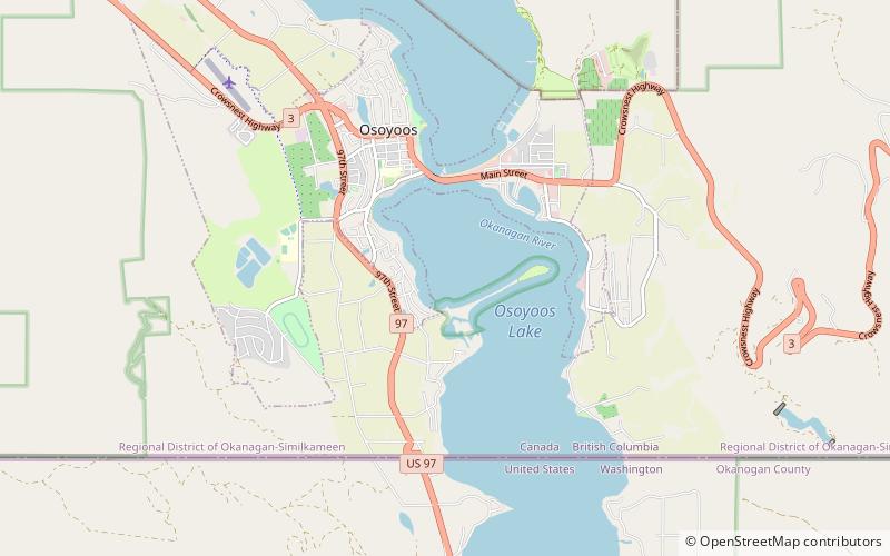 Osoyoos Lake location map