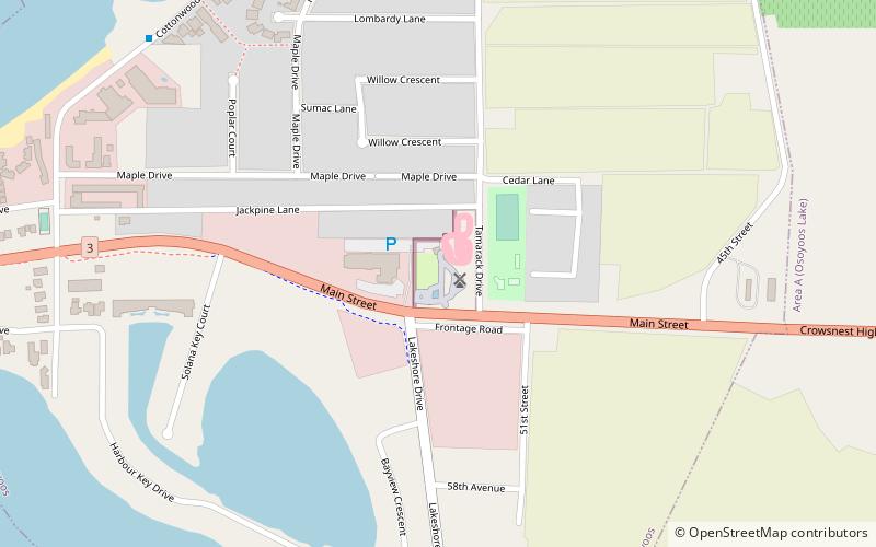 Rattlesnake Canyon Amusement Park location map