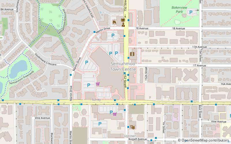 Semiahmoo Shopping Centre location map