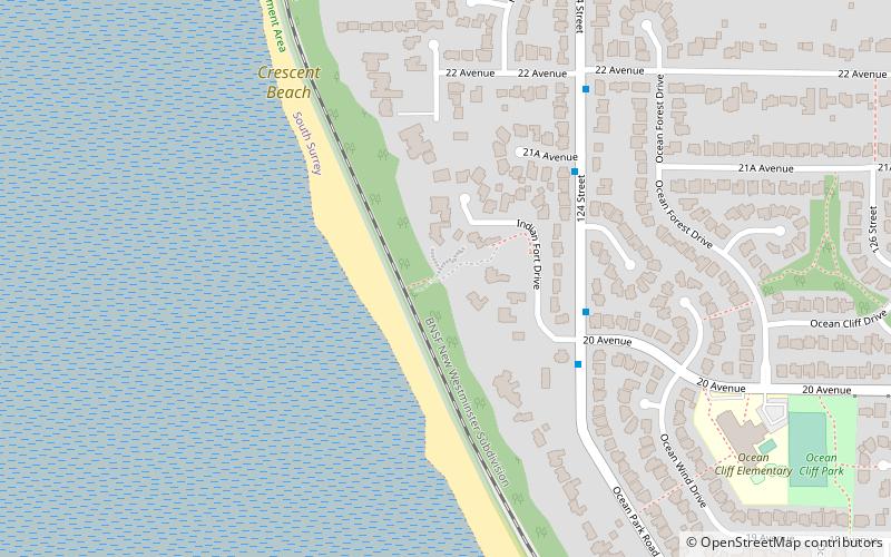 crescent beach surrey location map