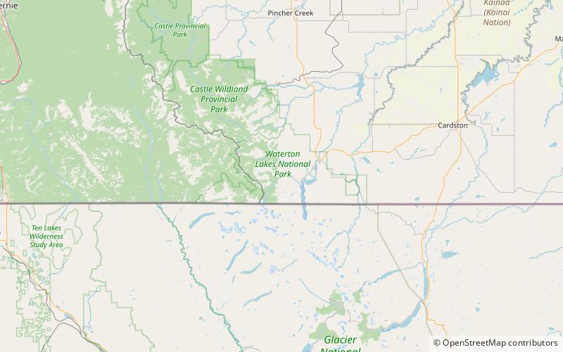 First Oil Well in Western Canada location map