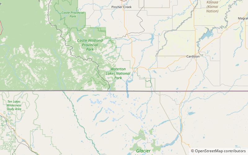 Mount Crandell location map