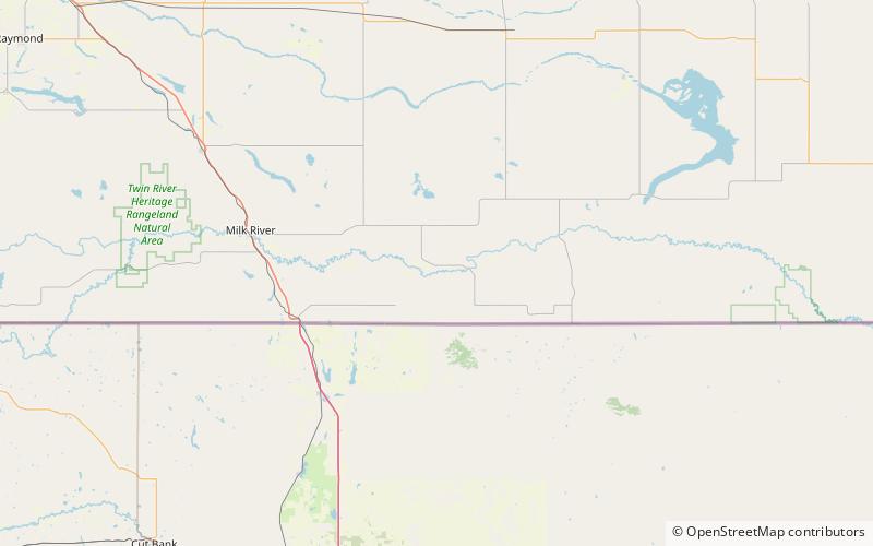 Writing-on-Stone Provincial Park location map