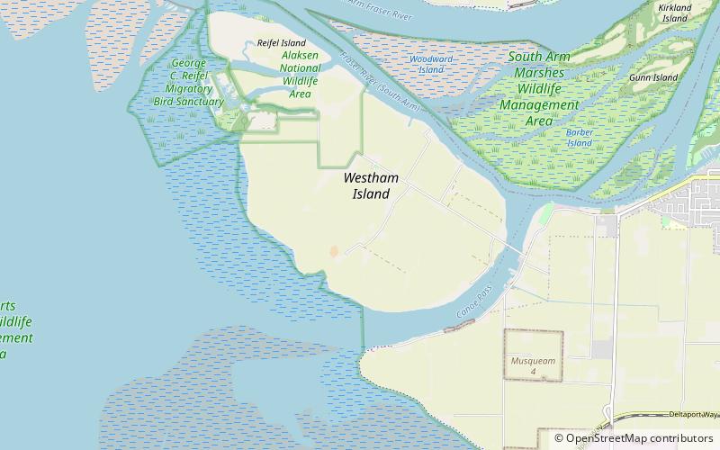 Westham Island location map
