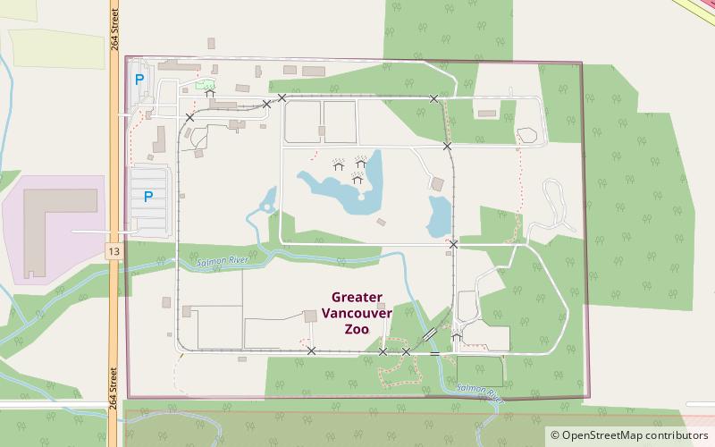 Greater Vancouver Zoo location map