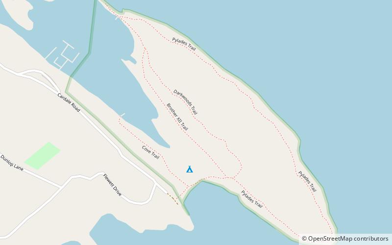 Parc provincial marin Pirates Cove location map