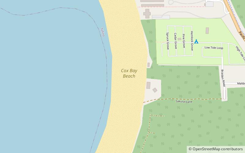 cox beach tofino location map