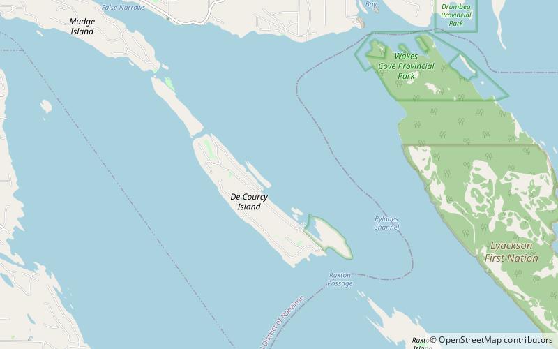 De Courcy Island location map