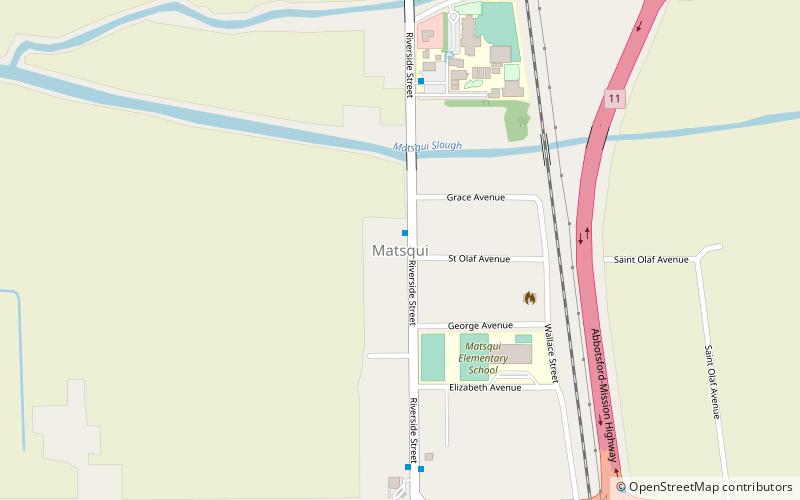 Matsqui location map
