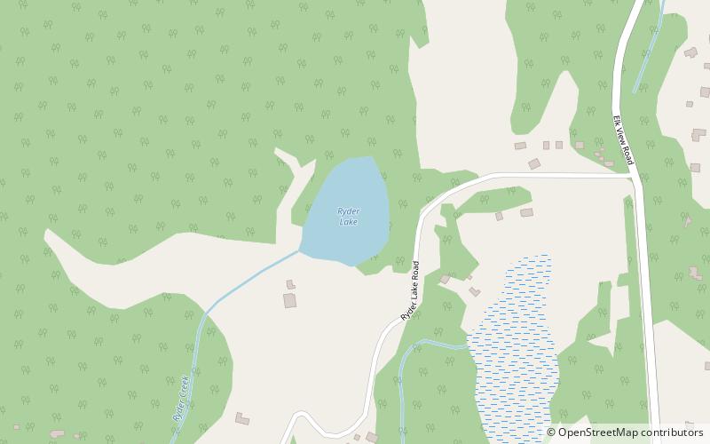 Ryder Lake location map
