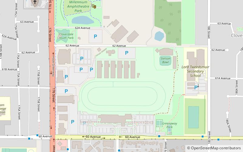 Cloverdale Arena location map