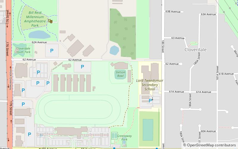 Stetson Bowl location map