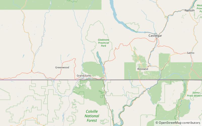 Christina Lake location map