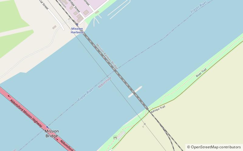 Mission Railway Bridge location map