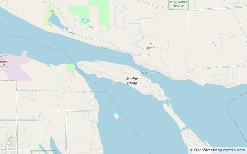 Mudge Island location map