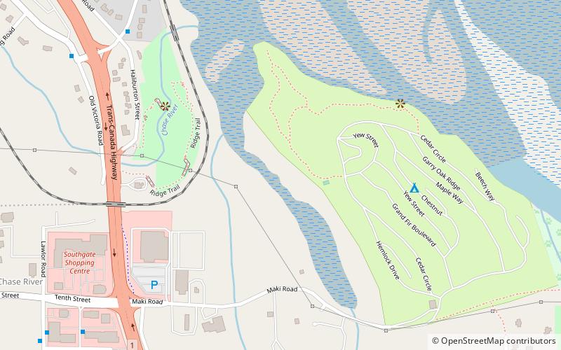 Chase River location map