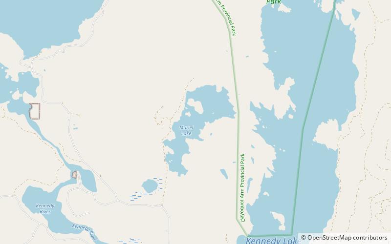 Muriel Lake location map