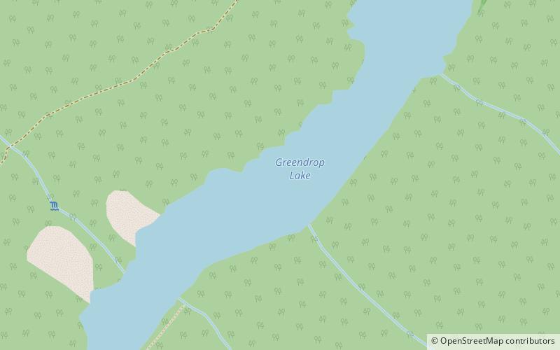 Greendrop Lake location map