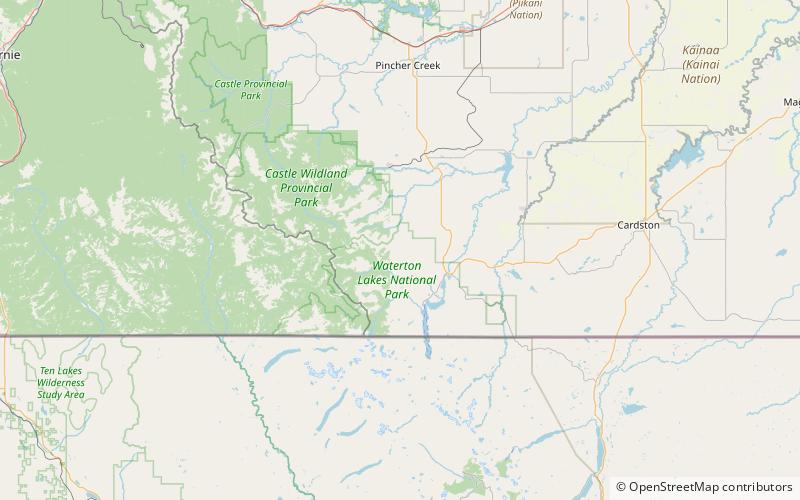 Mount Dungarvan location map