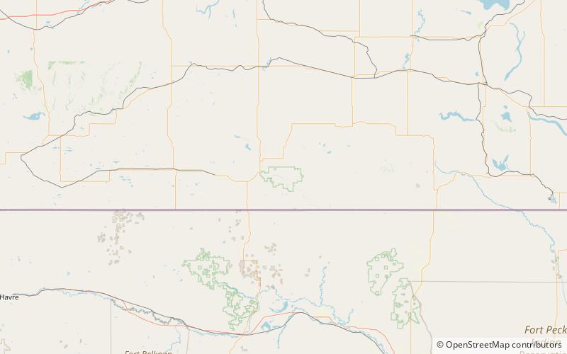 Parque nacional Grasslands location map