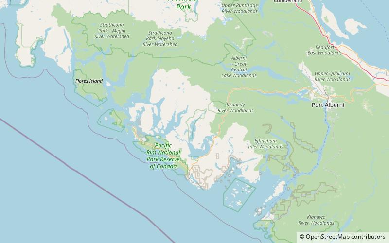 park prowincjonalny clayoquot arm clayoquot sound location map