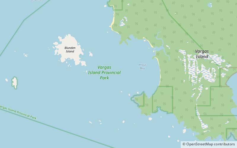 parc provincial de vargas island location map