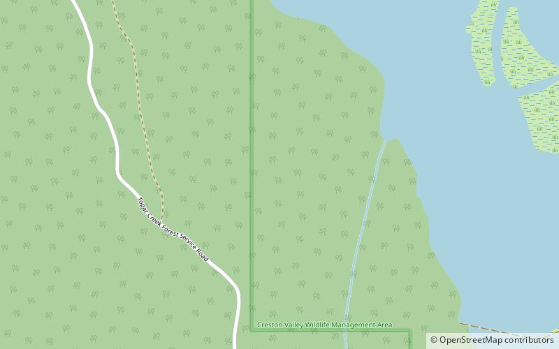 Creston Valley Wildlife Management Area location map