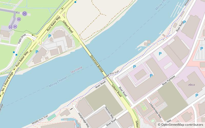 Dinsmore Bridge location map