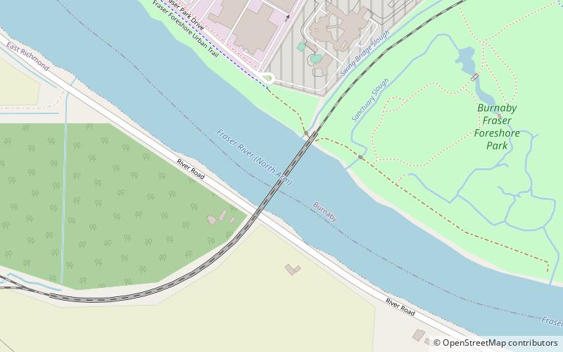 CNR Bridge location map