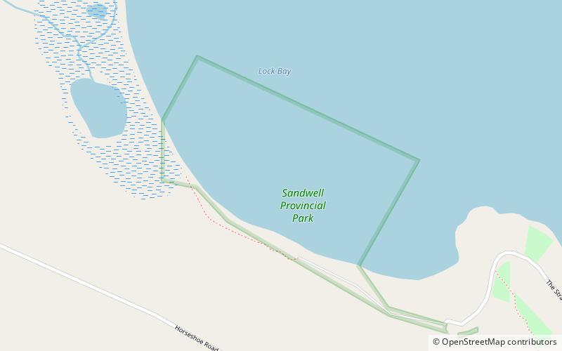 Sandwell Provincial Park location map