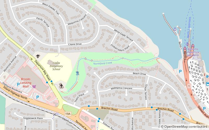 beach estates park nanaimo location map