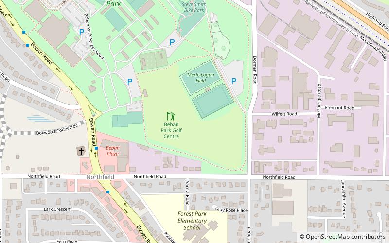 Beban Park Golf Course & Driving Range location map