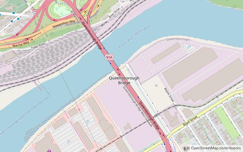 Queensborough Bridge location map