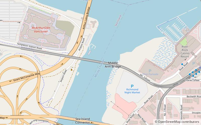 Middle Arm Bridge location map
