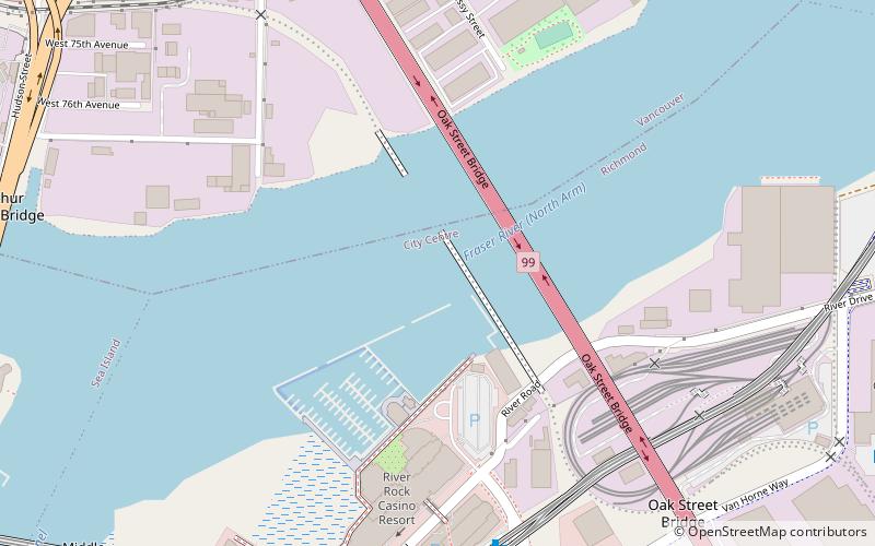 Marpole Bridge location map