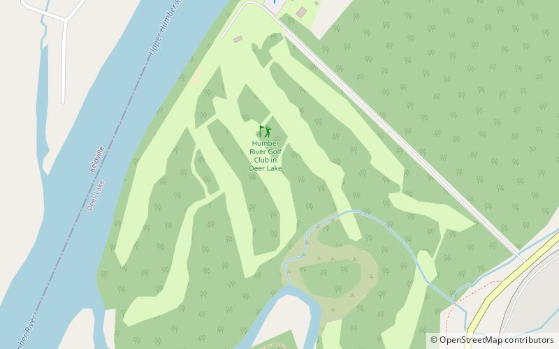 Humber River Golf Club location map