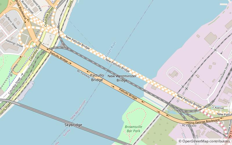 New Westminster Bridge location map