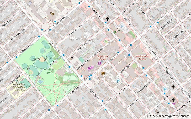 Royal City Centre location map