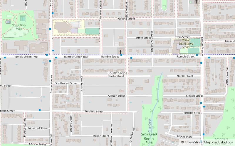South Slope location map