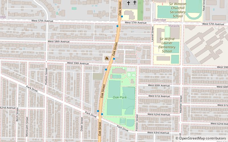 Marpole-Oakridge Community Centre location map
