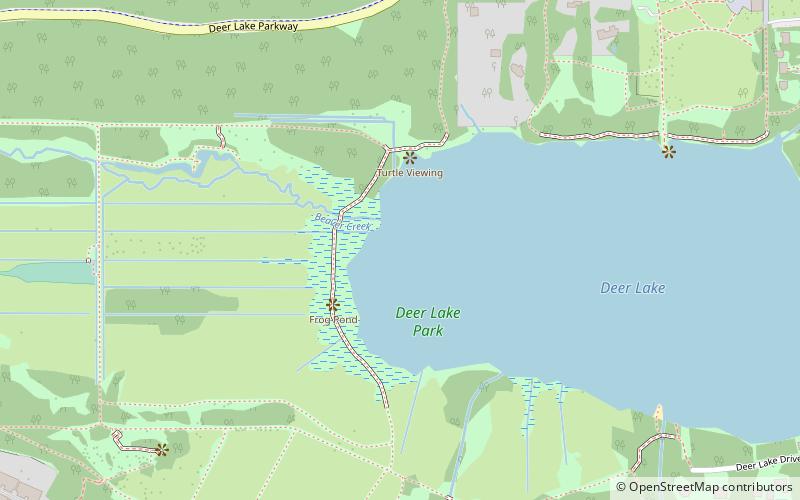 Deer Lake location map