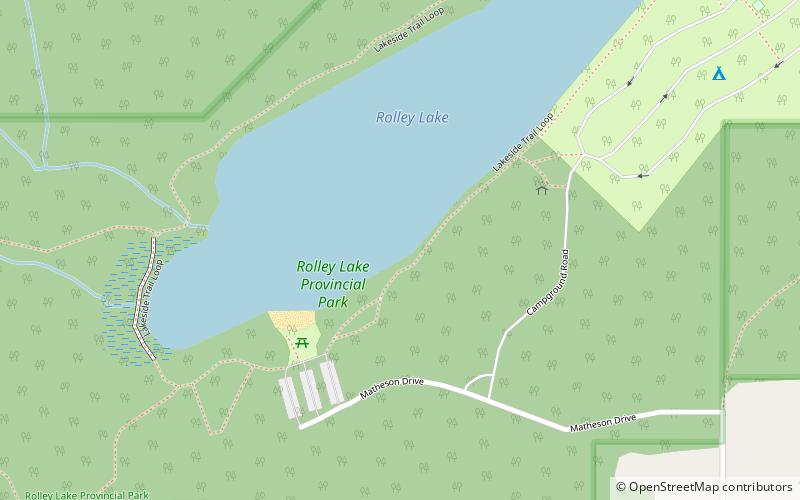 Rolley Lake Provincial Park location map