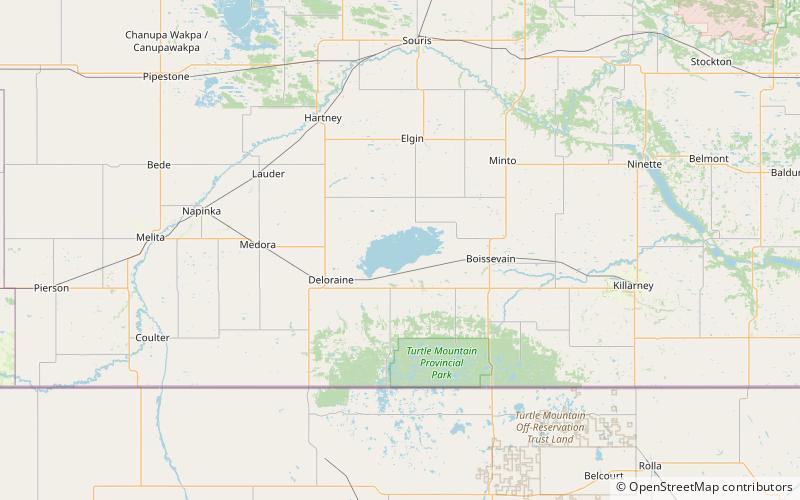 Whitewater Lake location map