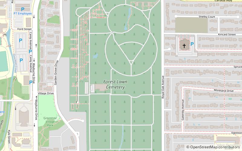 Forest Lawn Memorial Park location map