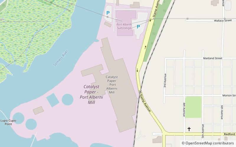 port alberni mill location map