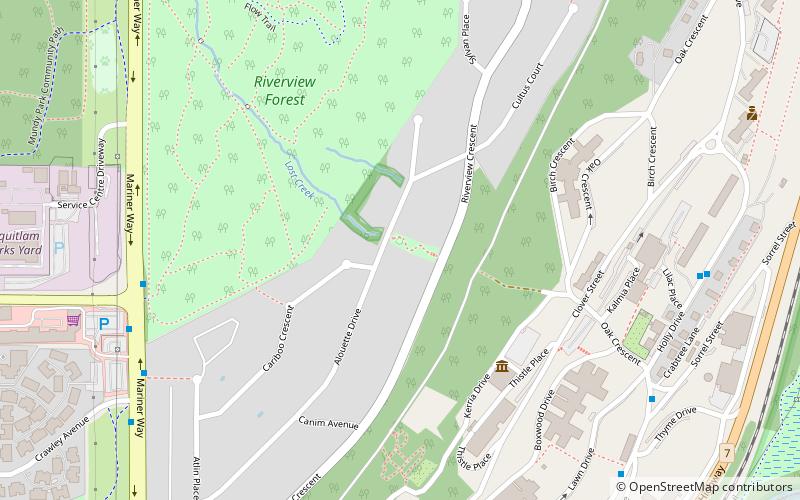 alouette park coquitlam location map